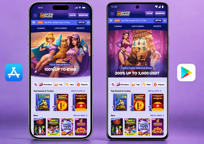 Spinbara Casino σε κινητό